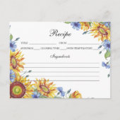 ウクライナウォーター色レシピカード ポストカード (正面)