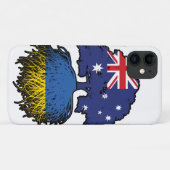 ウクライナウクライナオーストラリアツリールーツ Case-Mate iPhoneケース (裏面(横))