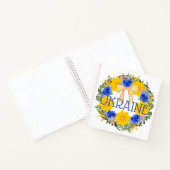 ウクライナウクライナリース花信仰の希望 ノートブック (内部)
