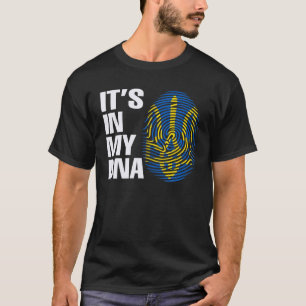 ウクライナウクライナ国旗コートアームズウクライナDNA Tシャツ