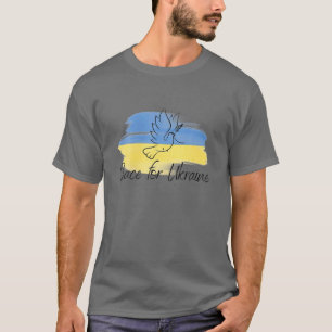 ウクライナウクライナ国旗ヴィンテージレトロスタイル Tシャツ