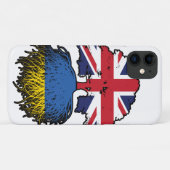ウクライナウクライナ英国統一された王国 Case-Mate iPhoneケース (裏面(横))