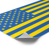 ウクライナウクライナUSAアメリカ統一された州US ポスター (角)