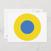 ウクライナエアフォースローンデル ポストカード (正面/裏面)