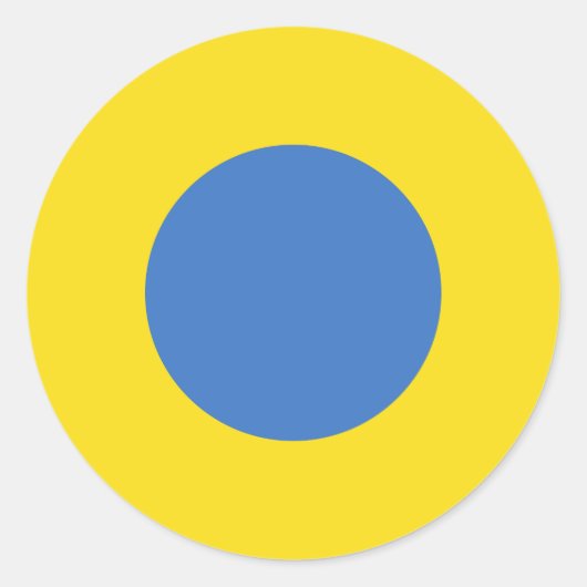 ウクライナエアフォースローンデル ラウンドシール (正面)