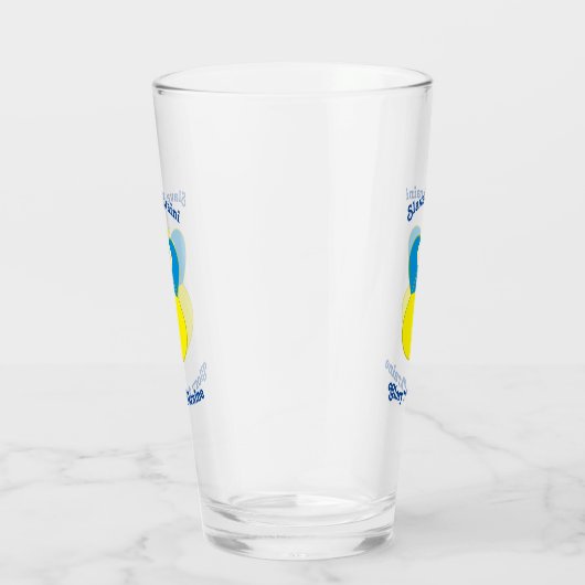 ウクライナエンジェルスラバウクレニグローリートゥウクライナ タンブラーグラス (右)