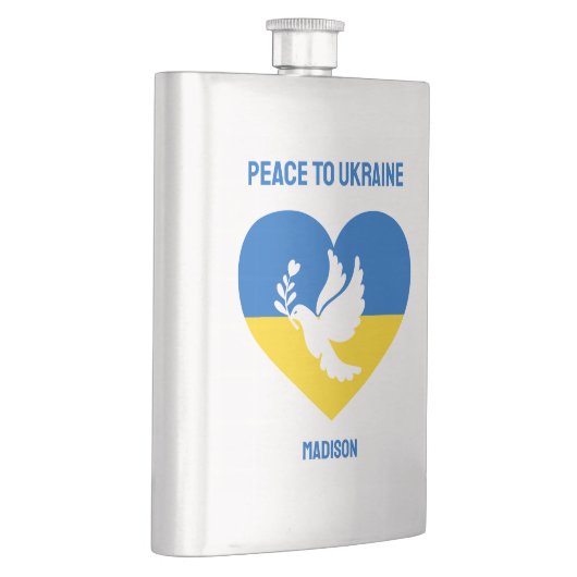 ウクライナカスタム文字平和 フラスク (右)