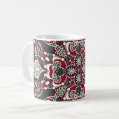 ウクライナカラコクシルクネックスカーフデザイン コーヒーマグカップ (正面左)