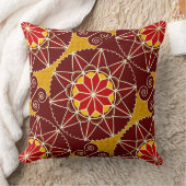 ウクライナカルパティアンフローラルパターン装飾用クッション クッション (ブランケット)