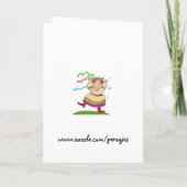 ウクライナガールブライダルシャワー 招待状 (裏面)