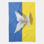 ウクライナキッチンタオル平和の鳩 – 自由 キッチンタオル (縦)
