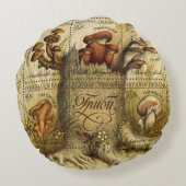 ウクライナキノコグリブキー ラウンドクッション (裏面)