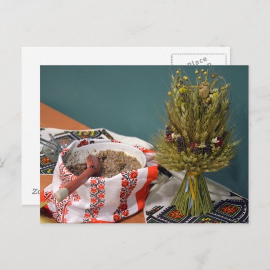 ウクライナクトヤとディドゥク ポストカード (正面/裏面)