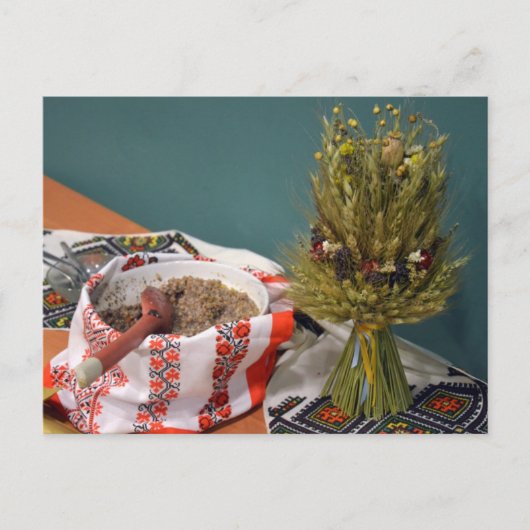 ウクライナクトヤとディドゥク ポストカード (正面)