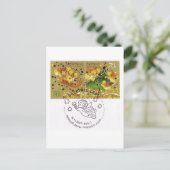 ウクライナクリスマスエンジェルベビー シーズンポストカード (スタンド正面)