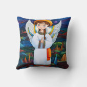 ウクライナクリスマスエンジェル クッション (裏面)