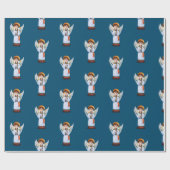 ウクライナクリスマスエンジェル ラッピングペーパー (フラット)