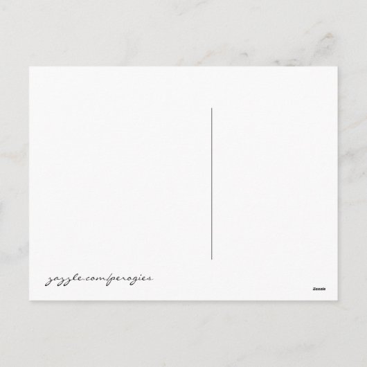 ウクライナクリスマスカロラーズウクライナフォークアート シーズンポストカード (裏面)