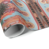 ウクライナクリスマスラッピング紙 ラッピングペーパー (ロールコーナー)