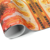 ウクライナクリスマス蛍光ラッピング紙 ラッピングペーパー (ロールコーナー)