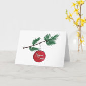 ウクライナグリーティングカード – クリスマスホリデー カード (黄色い花)