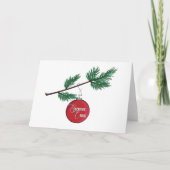 ウクライナグリーティングカード – クリスマスホリデー カード (正面)