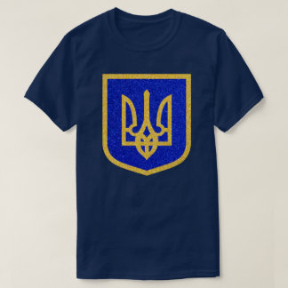 ウクライナコートオブアームズグリッターTシャツ Tシャツ