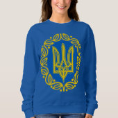 ウクライナコートオブアームズTシャツ スウェットシャツ (正面)