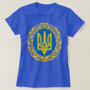 ウクライナコートオブアームズTシャツ Tシャツ