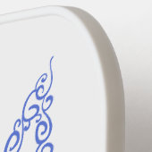 ウクライナコート腕トリデントtryzubスパイラルパターン ピックルボールラケット (左詳細)