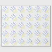 ウクライナコート腕トリデントtryzubスパイラルパターン ラッピングペーパー (フラット)