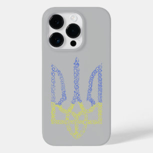 ウクライナコート腕トリデントtryzubスパイラルパターン Case-Mate iPhone 14 proケース