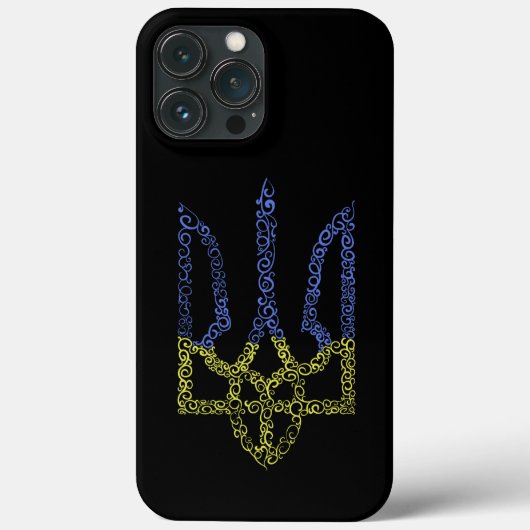 ウクライナコート腕トリデントtryzubスパイラルパターン Case-Mate iPhoneケース (裏面)
