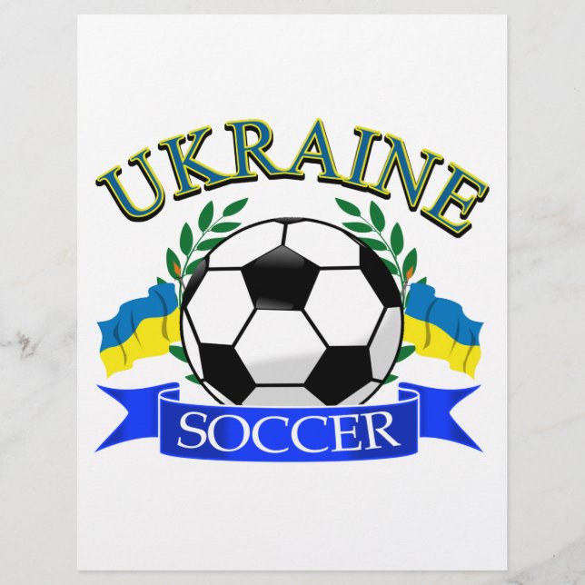 ウクライナサッカーボールデザイン (正面)
