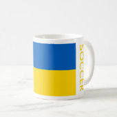 ウクライナサッカー コーヒーマグカップ (正面右)