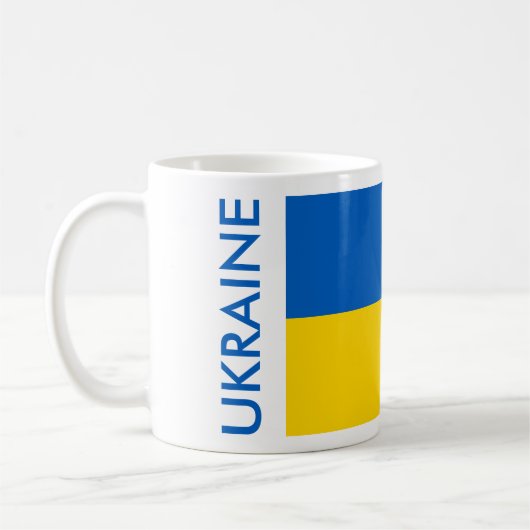 ウクライナサッカー コーヒーマグカップ (左)
