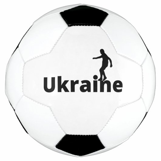 ウクライナサッカー サッカーボール (正面)