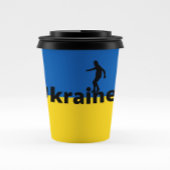 ウクライナサッカー 紙コップ