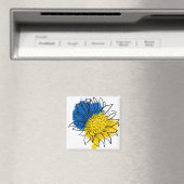 ウクライナサポートヒマワリ マグネット (インサイチュ (食洗機))