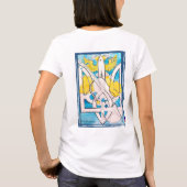 ウクライナサポート、ウクライナTシャツの芸術 Tシャツ (裏面)