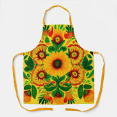 ウクライナサンフラワー エプロン (正面)