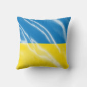 ウクライナシルク国旗 クッション (裏面)