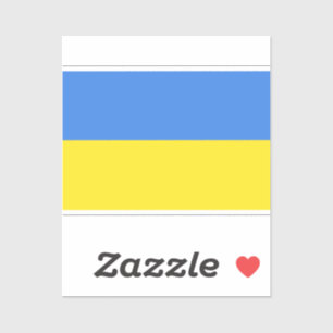 ウクライナステッカーウクライナ国旗のサポート シール