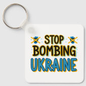 ウクライナストップキーチェーン爆破 キーホルダー (正面)