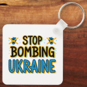 ウクライナストップキーチェーン爆破 キーホルダー (裏面)