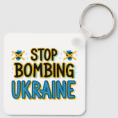 ウクライナストップキーチェーン爆破 キーホルダー (裏面)
