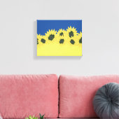 ウクライナストレッチキャンバス印刷のフラグ キャンバスプリント (インサイチュ (リビング))