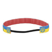 ウクライナスリップまたは滑ること国旗を持つ非ヘッドバンド アスレチックヘッドバンド (裏面)