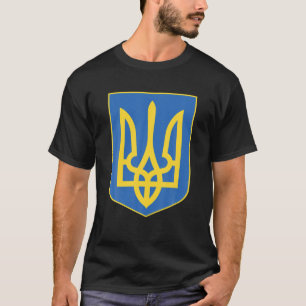 ウクライナティープライドウクライナ国旗ウクライナエンブレム Tシャツ