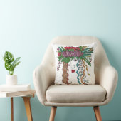 ウクライナディヴァフォークアート クッション (椅子)